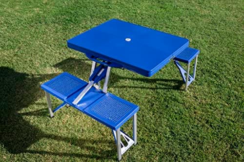 NHL St. Louis Blues Portable Folding Picnic Table with Seating for 4 - Image 5
