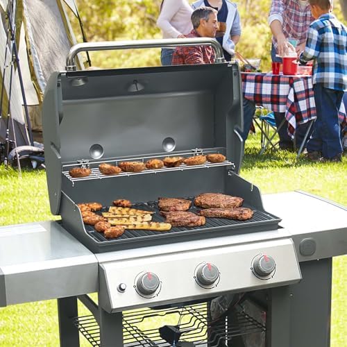 CANDANA Warming Rack for Weber Genesis II 300 Series Gas Grill Replacement Parts 66044 Stainless Steel Grid GS4 E310 E315 E330 E335 S310 S335 Heavy Duty Accessories - Image 6