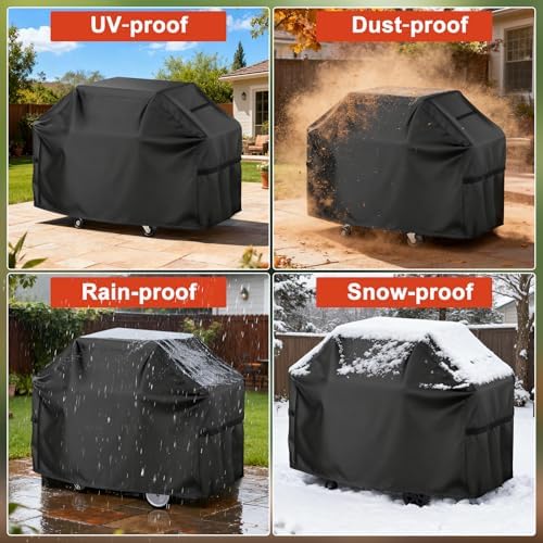 LBTING Grill Cover, 65-inch Heavy Duty Waterproof BBQ Gas Grill Cover - Image 6