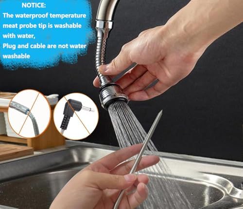 Meat Probe Replacement for Traeger Grills, 3.5mm Plug,with 2 Clips - Image 5