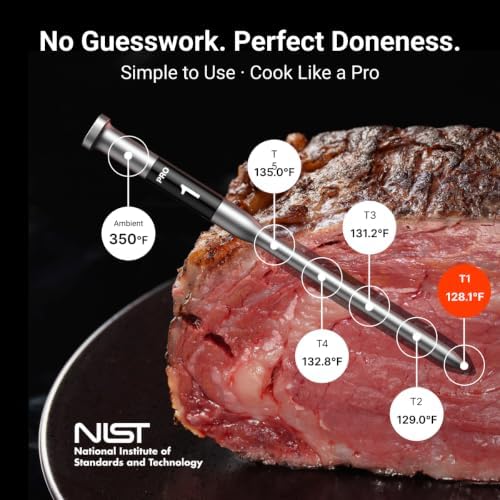 ThermoMaven 3000FT Wireless Meat Thermometer, No App Needed, 2 Probes - Image 4