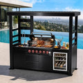 94.3" 6-Burner Modular Outdoor Kitchen Island, 85000 BTU Propane Gas Grill by Unknown