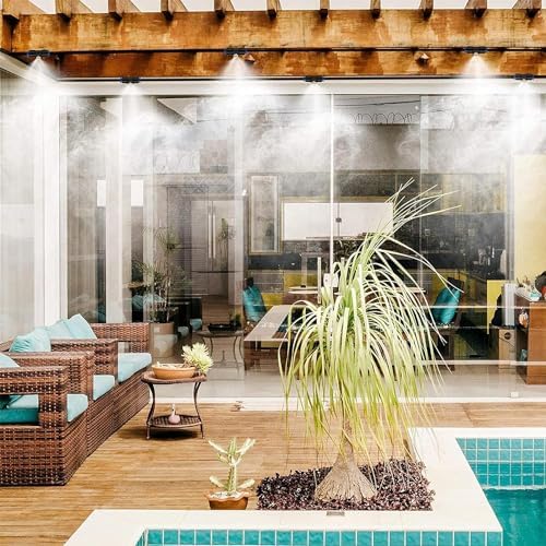 Avilia Outdoor Sprayer 15 m with Universal Fittings – Water Misting Kit for Gazebo and Patio: Cool and Reduce Temperature - Image 6