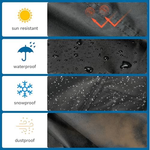 Mini Tabletop Gas Grill Cover for George Foreman Outdoor Electric Griddle - Image 7