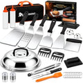Overmont 31PC Griddle Accessories Kit, Spatula Set with Basting Cover Press by Overmont