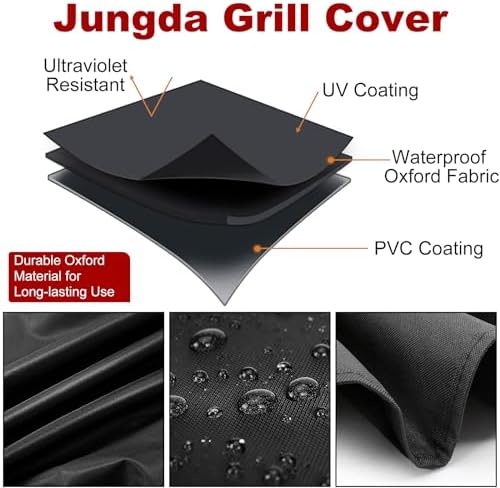 Grill Cover for Royal Gourmet GB8001B GB8003 8-Burner Gas Grill,Outdoor Griddle Cover - Image 5