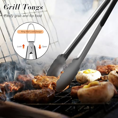 Griddle Accessories Kit - Heavy Duty Grill Tools Set, Grilling Accessories - Image 6