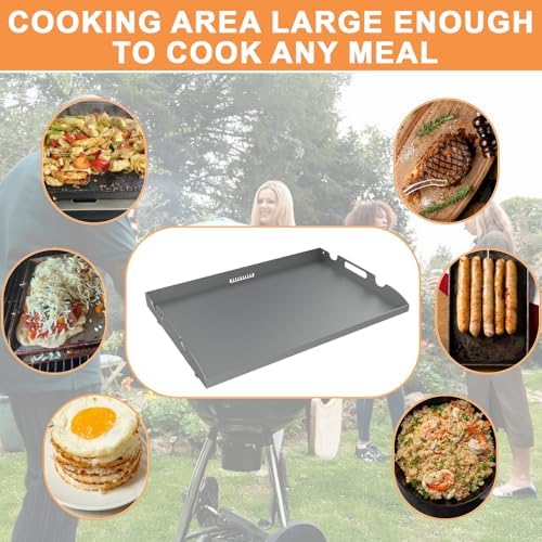 Griddle Top Replacement for Blackstone 22" Flat Top Grill w/Rear Grease - Image 6