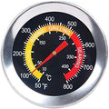 GasSaf BBQ Charcoal Grill Smoker Temperature Gauge Pit Thermometer Dial, 2-3/8 Inch Dial and 3 Inch Stem, High Temperature Range - 50F to 800F by GasSaf