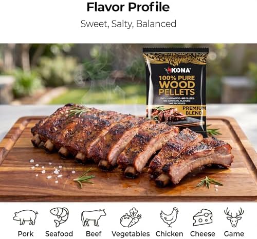Kona Smoke Pods Premium Blend Pellets Intended for Ninja Woodfire Grill, 24 Stay-Fresh - Sealed Single-Use Pouches for No-Mess Smoking Sessions - Image 2