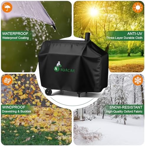 Charcoal Grill Cover 54 Inch for CC1830W 30 Charcoal Grill - Image 7