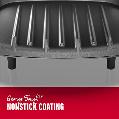 George Foreman 2-Serving Classic Plate Electric Indoor Grill and Panini Press,Black,Small Compact Size,GR10B,(Pack of 2) - Image 5