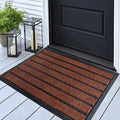 Ubdyo Extra Durable Door Mat Outside Entrance (30" x 17", Bright Burgundy) by UBDYO