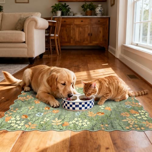 Floral Outdoor Rug, 28"x43" Front Door Mat Indoor Outside Entrance - Image 6
