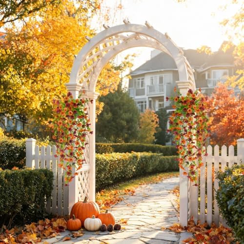 ZFProcess Artificial Fall Mums Fake Flowers Plants for Outdoor Home Decor - Image 5