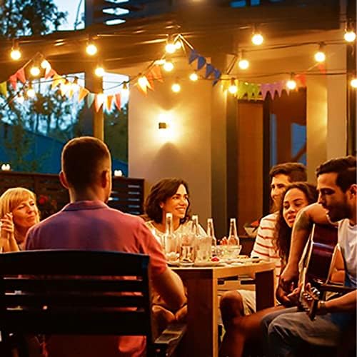 Zuske Outdoor String Lights, 100FT G40 LED IP65 Waterproof Patio Lights - Image 2