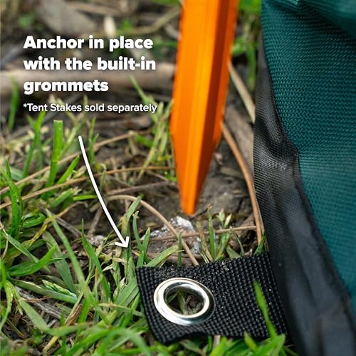 Coghlan's Deluxe Durable Pop-Up Trash Can – Collapsible Garbage Bin with Zippered Lid, Bag Clips, and Anchoring Points for Camping, Home, and Outdoor Use – 29.5 Gallon - Image 4