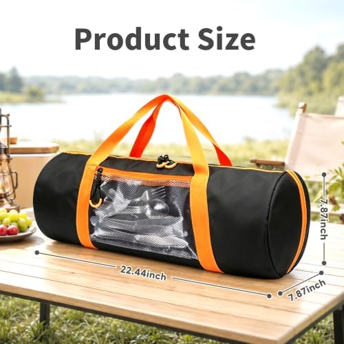 22'' Grill Tool Storage Bag with Inner Divider, BBQ Tool Storage - Image 2