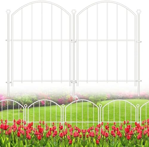 Decorative Garden Fence, 17in (H) x 30ft(L) No Dig Fence by Thrivinest
