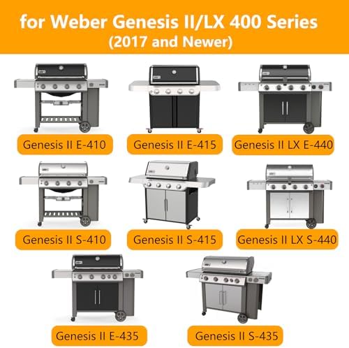 Hongso 66097 Genesis II E-410 Grill Grates for Weber Genesis 2 GS4 400 - Image 3