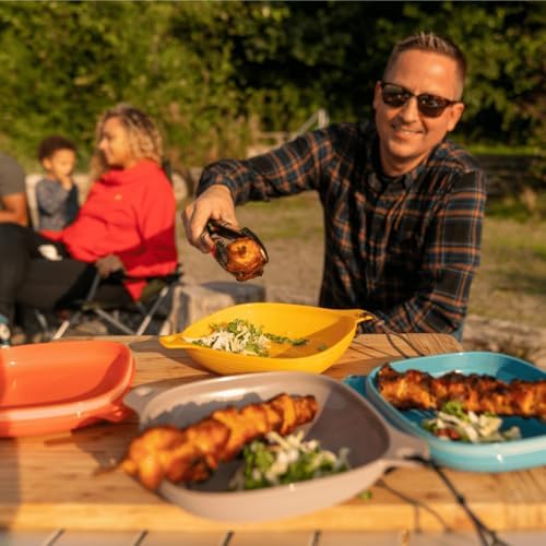 UCO Camping Mess Kit with Bowl, Plate, Collapsible Cup, and Switch Camping Spork - Image 4