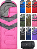 MalloMe Sleeping Bags for Adults Cold Weather & Warm - Backpacking Camping Sleeping Bag for Kids 10-12, Girls, Boys - Lightweight Compact Camping Essentials Gear Accessories Hiking Sleep Must Haves by MalloMe