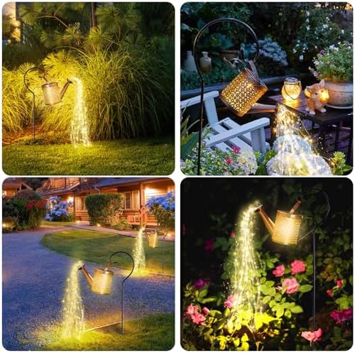 SRNPMIU Solar Watering Can Light - Solar Light Yard Decorations Outdoor - Image 6