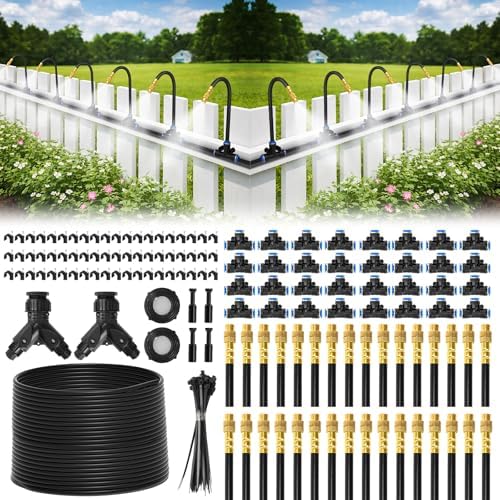Bluepro 200FT Drip Irrigation System with 360° Adjustable Copper Nozzles by Bluepro