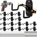 Yaocom 16 Pack Pistol Wall Mount Pistol Holder, Assembly Style by Yaocom