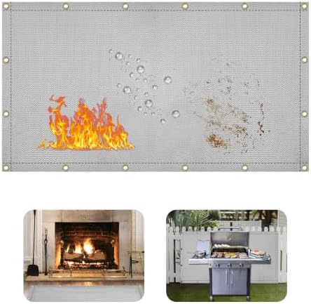 3' X 5' Grill Heat Shield for Deck Railing, Fireproof Heat Shield for Grill by Unknown