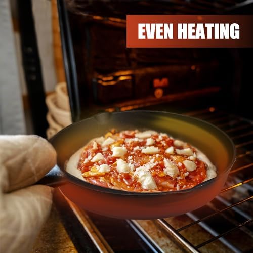 Z GRILLS Mini Cast Iron Skillets, Pre-Seasoned Cast Iron Frying Pan for Cooking & Grill, Stovetop, Camping Firepit, Induction, Oven Safe Cookware, 6.5 Inch - Image 6