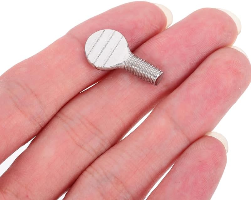 Toddmomy Thumb Screws for Air Fryer Rotisserie Forks 0.78X0.39 Inch Stainless Steel Oven Grill Replacement Screws 12 Pcs Rotating Fork Screws for Universal Rotisserie Accessories - Image 2