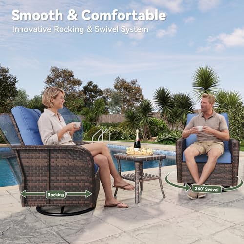 Aoxun 7-Piece Wicker Rattan Patio Furniture Set with Thick Cushions - Image 4
