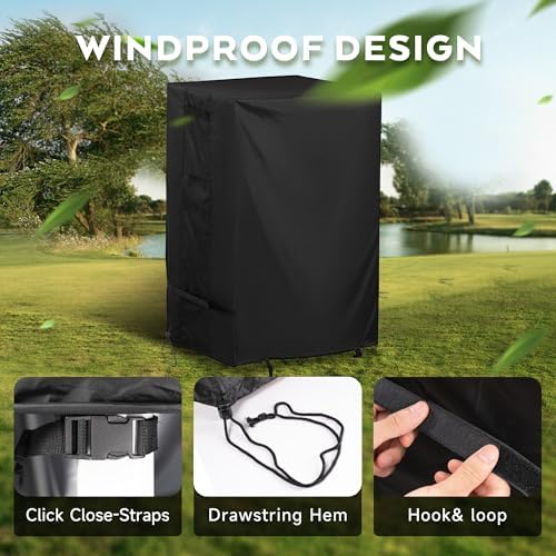 Smoker Cover for Pit Boss PBV3G1 Smoker Grill, Outdoor Grill Cover for Pit Boss Vertical Smoker Grill-23 L x 22" D x 47" H - Image 5