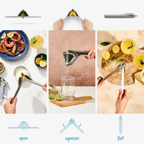 Dreamfarm Fluicer Steel Fold-Flat Citrus Juicer - Lemon - Image 3