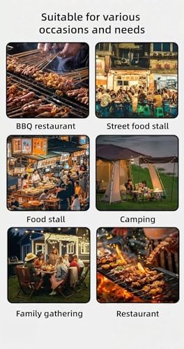 Yakitori Charcoal Grill, 47 In Household/Commercial Charcoal Barbecue Grill - Image 4