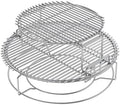 BBQ-PLUS Expander Rack Replacement Kit for XL Big Green Egg,Heavy Duty Stainless Steel 3 Tier 5 Piece Grill Basket Accessories with Removable Cooking Rack System Large by BBQ-PLUS