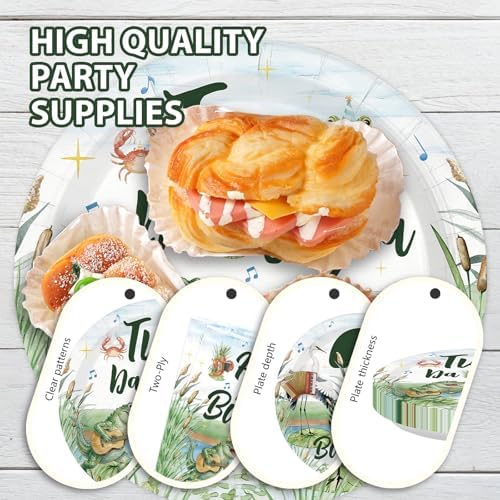 96 Pcs Crocodile 2nd Birthday Party Decoration for Kids, Serves 24 - Image 6