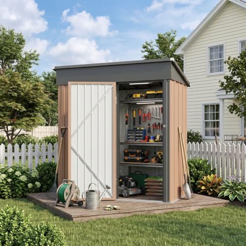 Aoxun 5x3 FT Shed Outdoor Waterproof Storage Shed - Image 6