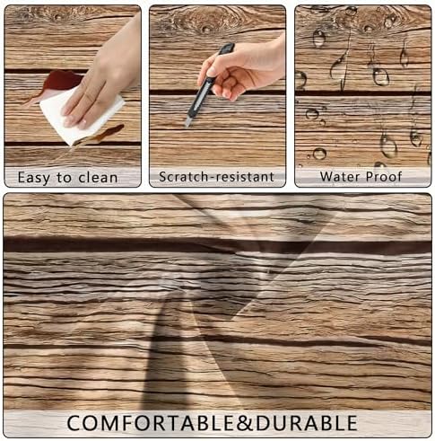 Sunflower Picnic Table Cover with Bench Covers, Waterproof Windproof, Camping Essentials, Fitted Tablecloth Cover with Elastic Edge, for Indoor & Outdoor, Garden, Camping, 3 Pieces Set, 30x72 Inch - Image 4