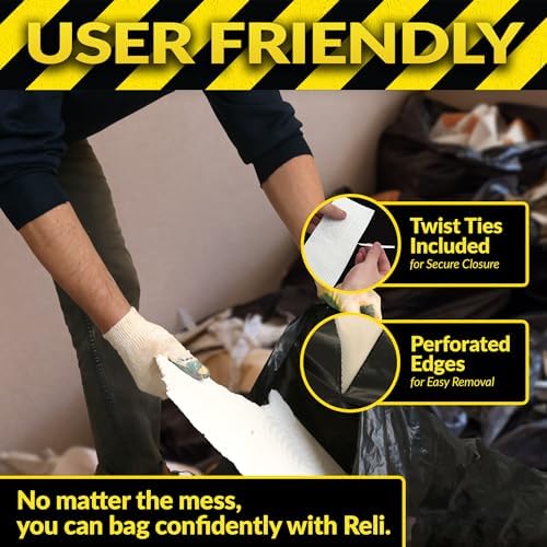 Reli. Contractor Garbage Bags 55 Gallon | Heavy Duty - Image 3