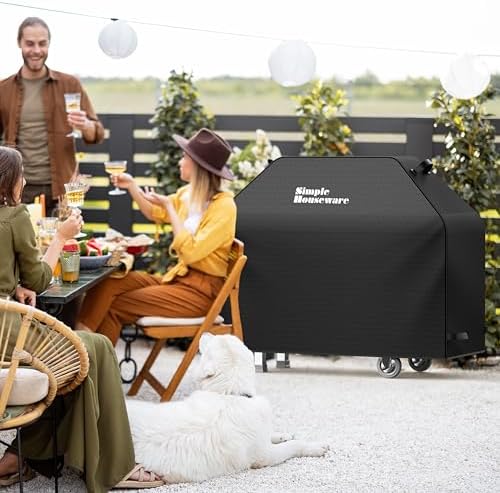 Simple Houseware 55 in. Heavy-Duty BBQ Gas Grill Cover, Waterproof - Image 7