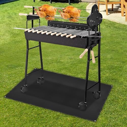 Under Grill Mat for Outdoor Grilling, 32 x 48 inches Double-Sided Fireproof Waterproof BBQ Protector for Deck and Patio Under Grill Mat for Outdoor BBQ - Image 7
