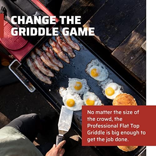 Camp Chef Professional Fry Griddle, 14" Two Burner Camping Accessory - Image 3