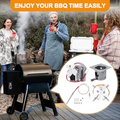 Upgrade Grills Replacement Parts Kit for Pit Boss, Traeger Wood Pellet Grills, Include 2.0 RPM Auger Motor, Hot Rod Ignitor, Fire Burn Pot, Induction Fan, Fit for Camp Chef, Z Grills Pellet Grill - Image 7