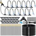 120Ft 1/4" Drip Irrigation System for Garden – 26 Adjustable Copper Nozzles, Automatic Atomizing Sprinkler System for Outdoor Plants Raised Bed, Yard, Potted Plants & Lawn by Unknown