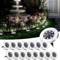 SOLPEX Solar Ground Lights Outdoor, Garden Lights 16 Pack Cool White by Solpex