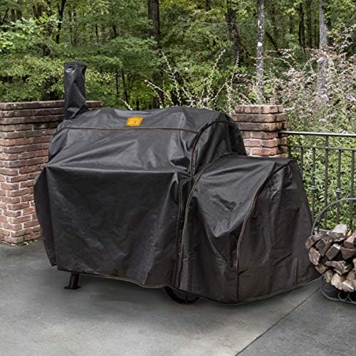 Oklahoma Joe’s Highland Offset Smoker Cover, Black - Image 2