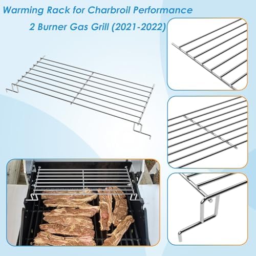 G325-0001-W1 Grill Warming Rack for Charbroil Performance 2 Burner Grill - Image 3