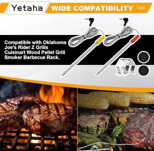 Yetaha Grill Thermometer, Meat Probe Replacement for Pellet Smoker Grill - Image 5